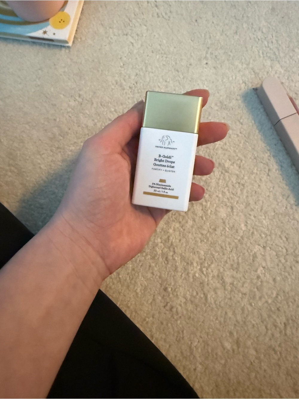 Drunk Elephant Brightening Drops Highlighter - White & Gold